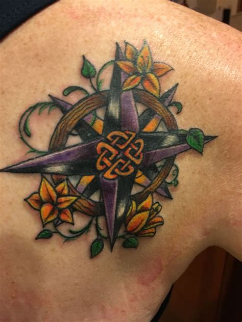 celtic compass rose tattoo.